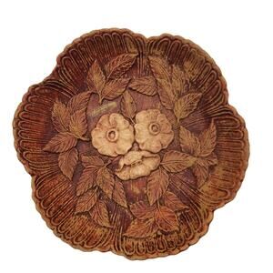 1955 Rustic Floral Bowl Mesa Verde National Park Travel Souvenir Decor